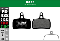 Galfer GALFER Brake Pad FD488 Performance "Hope Mono mini", schwarz