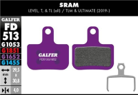 Galfer GALFER Brake Pad FD513 E-Bike "SRAM Level T, TL", violett