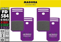 Galfer GALFER Brake Pad FD584 E-Bike "Magura Gustav Pro", violett