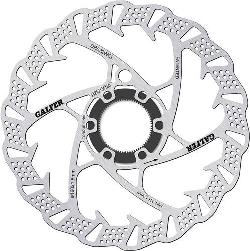 Galfer GALFER Disc Shark Ø 160mm x 1.8mm, Center Lock System / DB022WCL