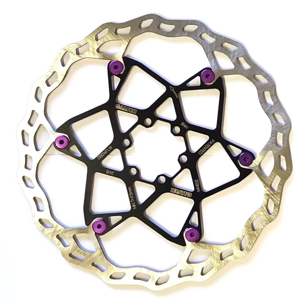 Galfer GALFER Disc Wave Floating Ø 203mm x 2.0mm, 6 Loch System, purple V2 / DB014FLWP, lila