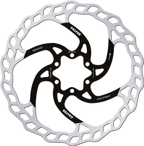 Galfer GALFER Disc Wave Ø 180mm x 2.0mm, E-BIKE, 6-Loch System / DB003W2, 180mm, 2.0mm