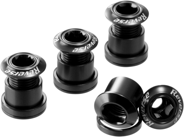 Reverse Components REVERSE Chainring bolt set black, schwarz
