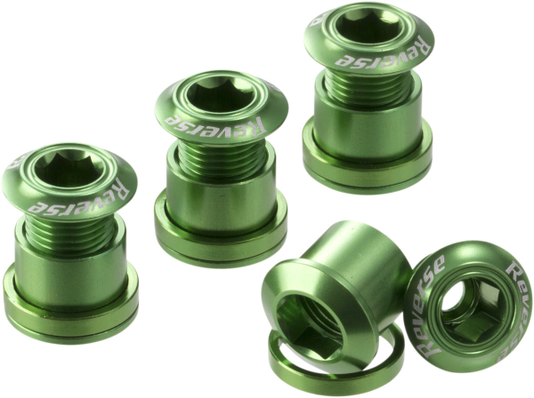 Reverse Components REVERSE Chainring bolt set green, grün