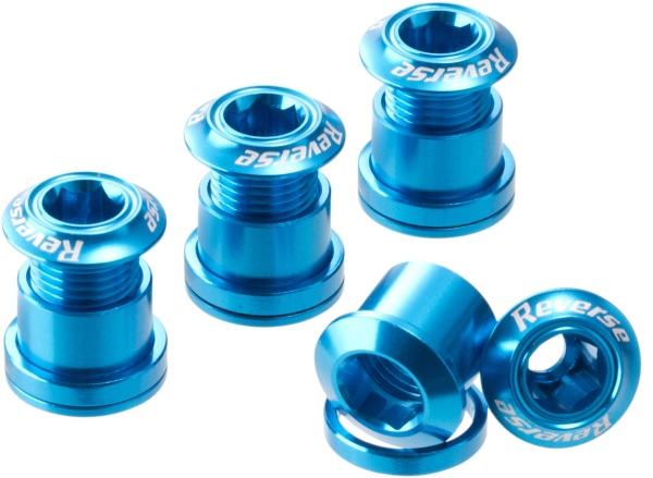 Reverse Components REVERSE Chainring bolt set light-blue, hellblau