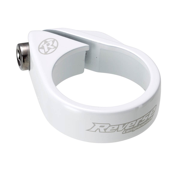 Reverse Components REVERSE Seat Clamp "BoltClamp" Ø34.9mm white, weiss