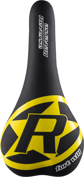 Reverse Components REVERSE Saddle "Fort Will Style" black/yellow CrMo Rail