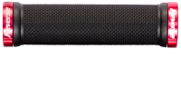 Reverse Components REVERSE Grip "Classic 29" black / Clamp rings red, schwarz / rot