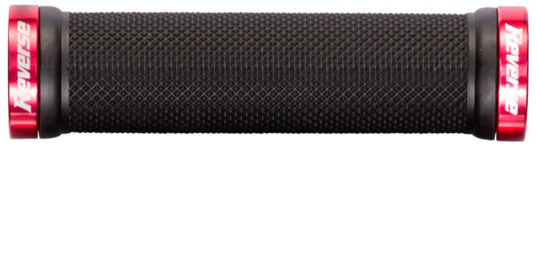 Reverse Components REVERSE Grip "Classic 29" black / Clamp rings red, schwarz / rot