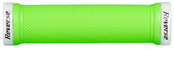 Reverse Components REVERSE Grip "Classic 29" apple-green / Clamp rings white, grün / weiss