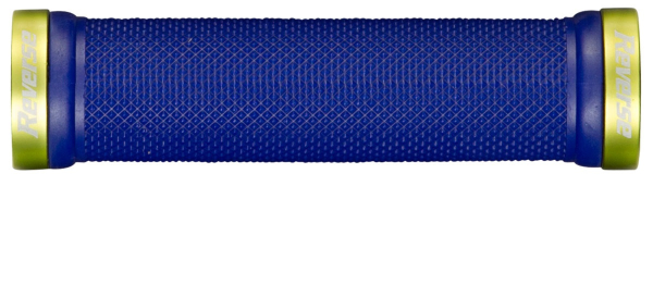 Reverse Components REVERSE Grip "Classic 29" dark-blue / Clamp rings apple-green, dunkelblau / apfelgrün