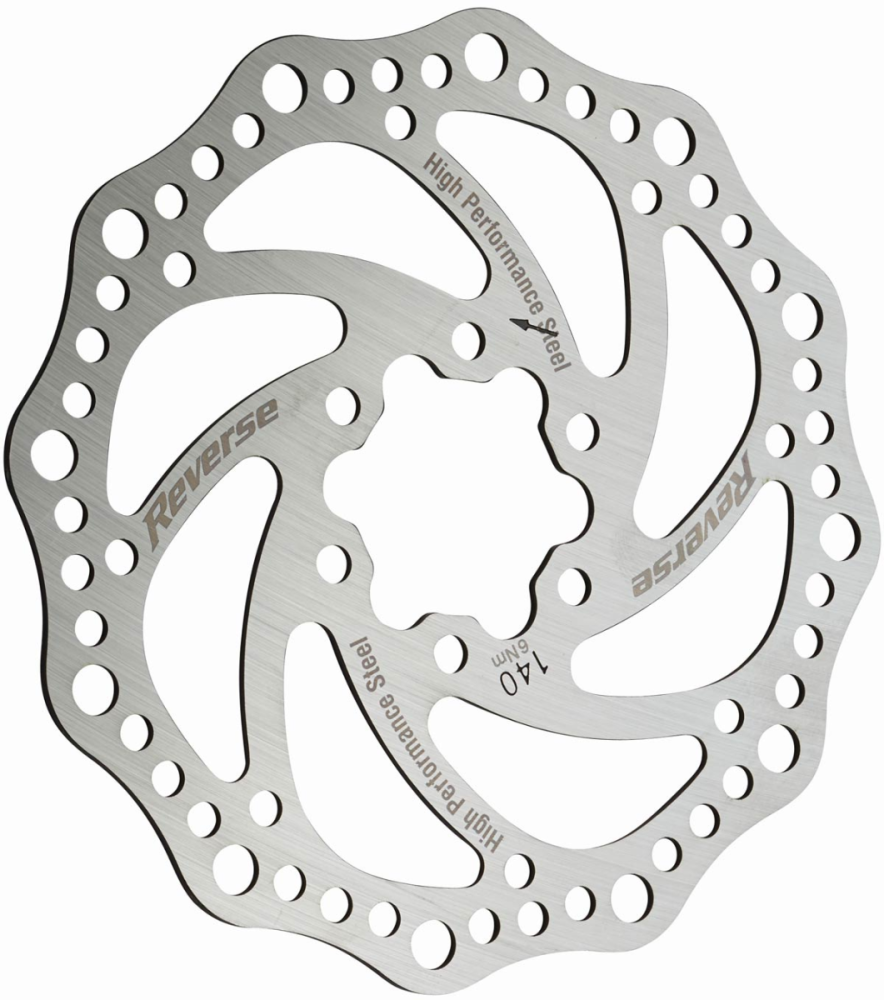 Reverse Components REVERSE "Disc Rotor" Steel Ø140mm, silber