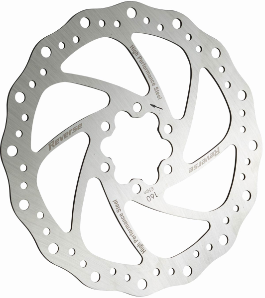 Reverse Components REVERSE "Disc Rotor" Steel Ø160mm, silber