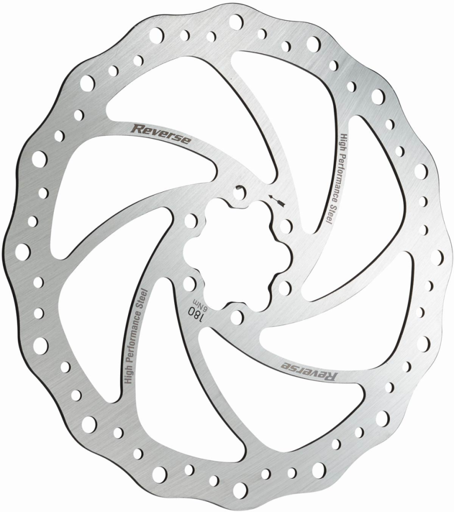 Reverse Components REVERSE "Disc Rotor" Steel Ø180mm, silber