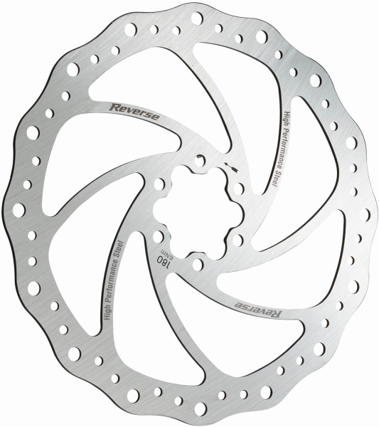 Reverse Components REVERSE "Disc Rotor" Steel Ø180mm, silber