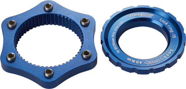 Reverse Components REVERSE Adapter Center Lock dark blue, dunkelblau
