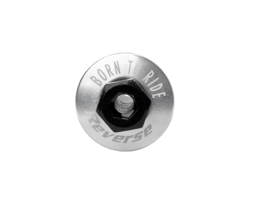 Reverse Components REVERSE Barspin Top Cap, silber