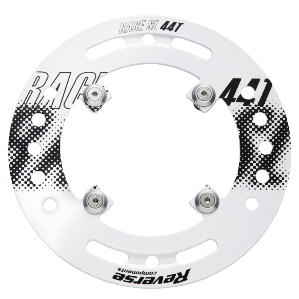 Reverse Components REVERSE Bashguard "Race SL-44T" 3-Speed, white