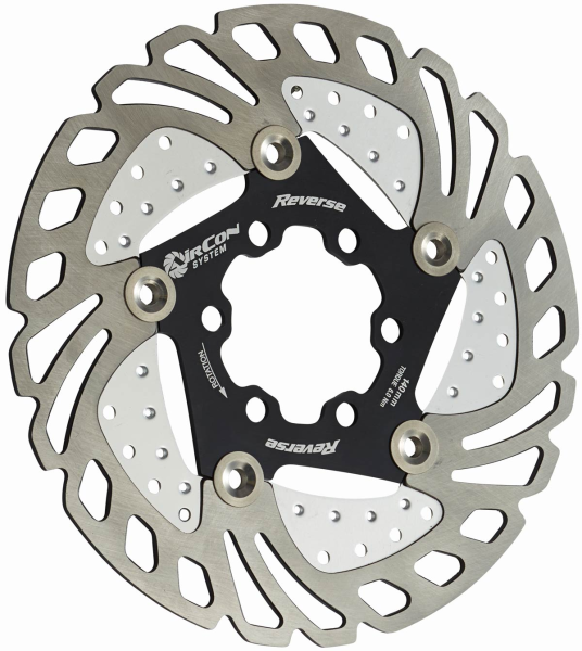 Reverse Components REVERSE Disc Rotor "Aircon" Ø140mm black