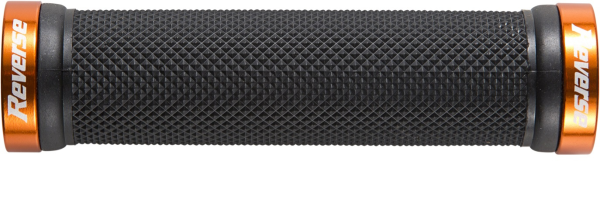 Reverse Components REVERSE Grip "Classic 29" black / Clamp rings orange, schwarz / orange