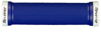 Reverse Components REVERSE Grip "Classic 29" dark-blue / Clamp rings white, blau / weiss
