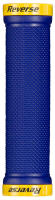 Reverse Components REVERSE Grip "Classic 29" dark-blue / Clamp rings yellow, dunkelblau / gelb