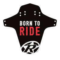 Reverse Components REVERSE "Mud Fender" Born to Ride red, 267 x 251 mm (Breite x Höhe)