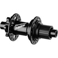 Reverse Components REVERSE Nabe Base, Hinterrad, 32 Loch, 142/12mm Micro Spline, schwarz