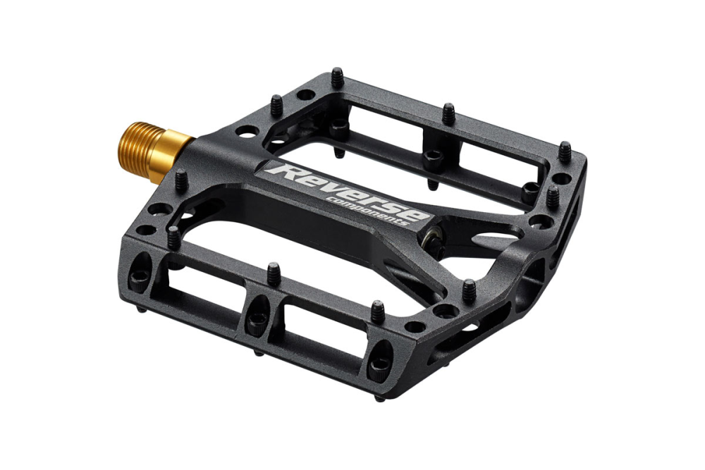 Reverse Components REVERSE Pedal "Black one TITANIUM" black  244g, schwarz / schwarz