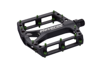 Reverse Components REVERSE Pedal "Black one" black / light green 325g, schwarz / hellgrün