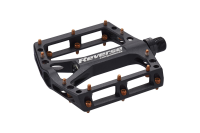 Reverse Components REVERSE Pedal "Black one" black / orange 325g, schwarz / orange