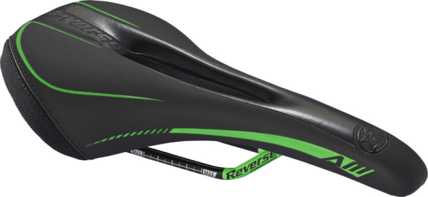 Reverse Components REVERSE Saddle AM Ergo black/green, schwarz/neongrün