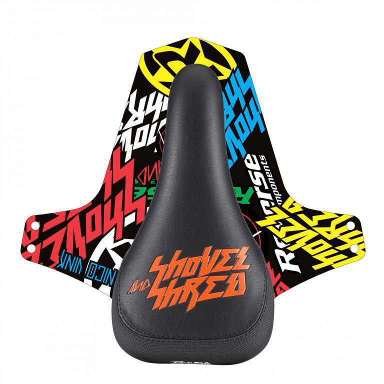 REVERSE COMPONENTS Saddle Nico Vink Shovel & Shred, orange