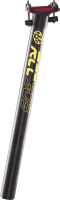 Reverse Components REVERSE Sattelstütze "RCC 316" Diffused Carbon yellow Ø31.6 400mm, schwarz / gelb