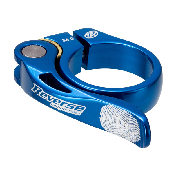 Reverse Components REVERSE Seat Clamp QR "Long Life" Ø34.9mm dark-blue, dunkelblau