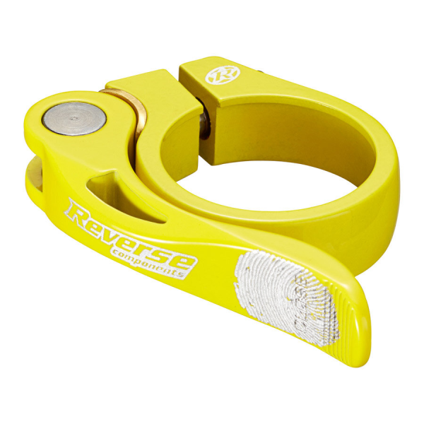 Reverse Components REVERSE Seat Clamp QR "Long Life" Ø34.9mm yellow, gelb