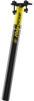 Reverse Components REVERSE Seatpost "Style lite" Ø30.9 black / yellow 400mm, schwarz / gelb