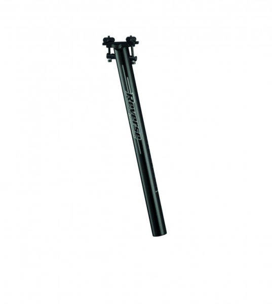 Reverse Components REVERSE Seatpost black-line "black polish" Ø31.6 / 400mm, schwarz