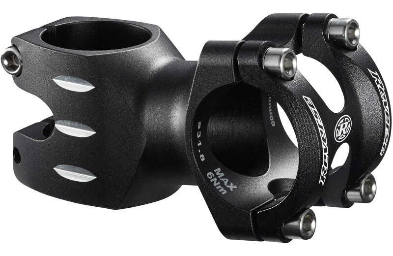 Reverse Components REVERSE Stem "S-Trail" 60mm,8°, Ø31.8mm, black matt, schwarz matt, 60