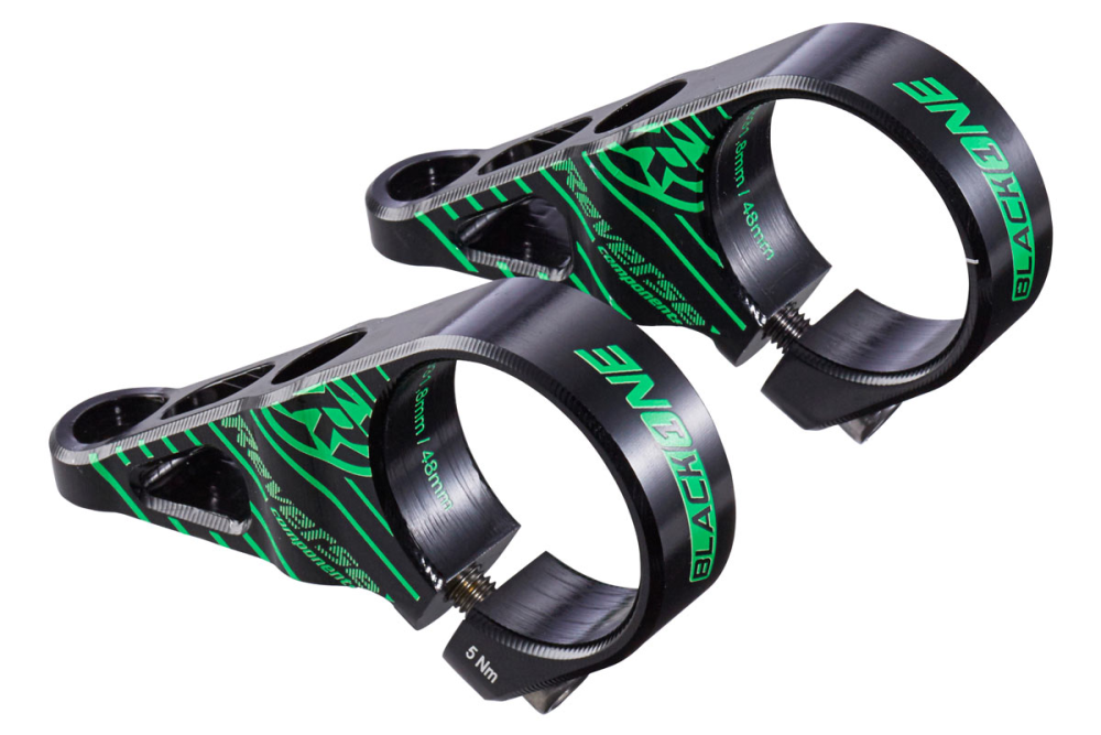 Reverse Components REVERSE Stem Direct Mount "Black one" Ø31.8mm green, schwarz / grün
