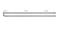 SAPIM Speiche E-Strong 2.6-2.3mm, Einzelstück, schwarz