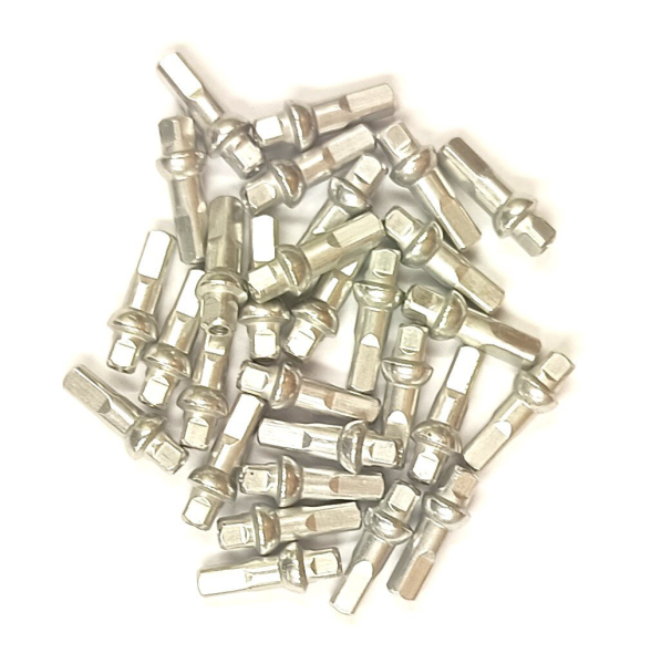 Sapim Speichennippel: Double Square 14G Aluminium 16mm silber 100 Stück