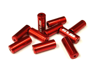 GUB Schaltkabel Endhülse rot aussen 6.0mm innen 4.0mm Alu