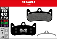 Galfer GALFER Brake Pad FD531 Performance "Formula Cura 4", schwarz