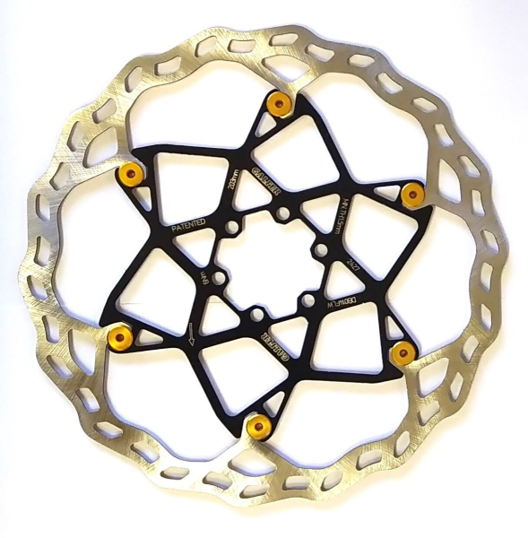 Galfer GALFER Disc Wave Floating 203mm x 2.0mm, 6 Loch System, gold V2 / DB014FLWY