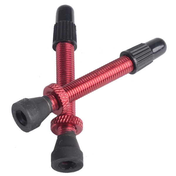 Response Tubeless Ventil, 44mm Französisch Alu red removeable Paar  TRV-03A-2