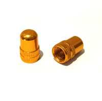 WIAN Bike and Parts Ventilkappe, CNC Aluminium Autoventile gold Paar