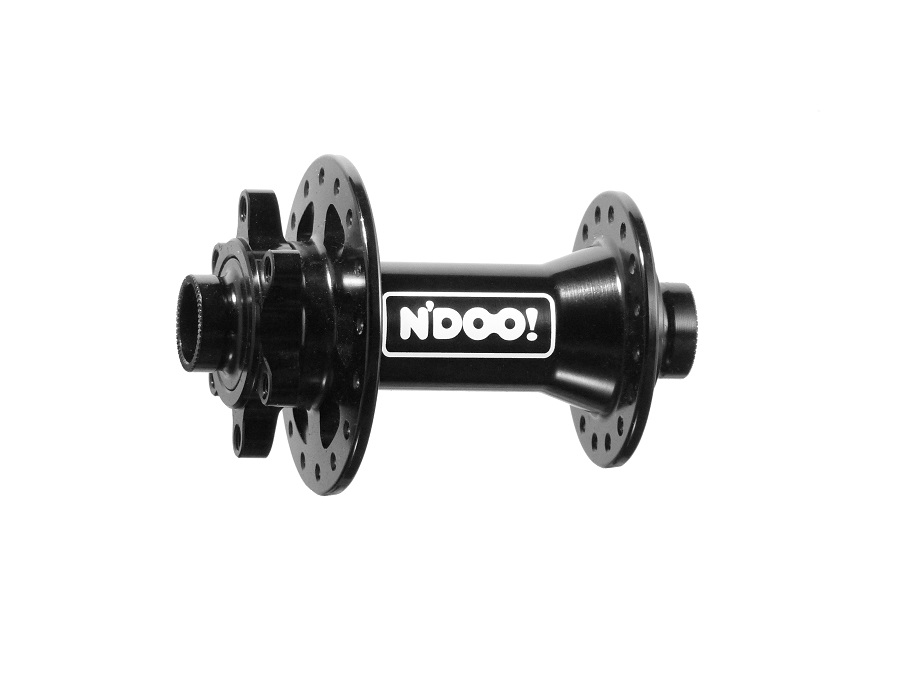 N'DOO N'DOO "Faster" Front Hub, 32H, black, 15mm