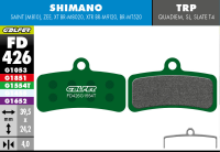 Galfer GALFER Brake Pad FD426 Pro "Shimano Saint M810/ ZEE", grün