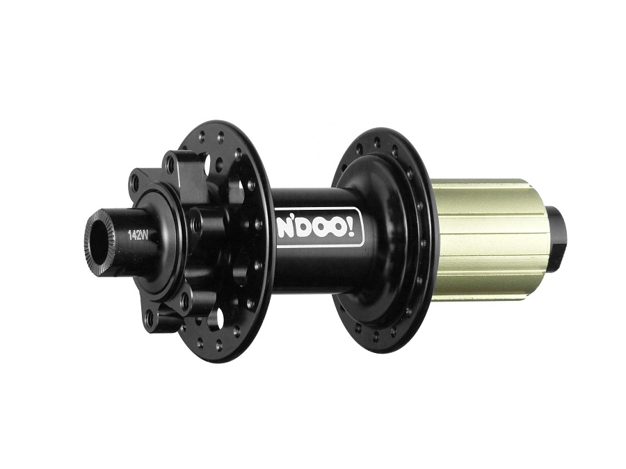 GT N'DOO "Faster" Rear Hub, 32H, black, 135mm x 10mm